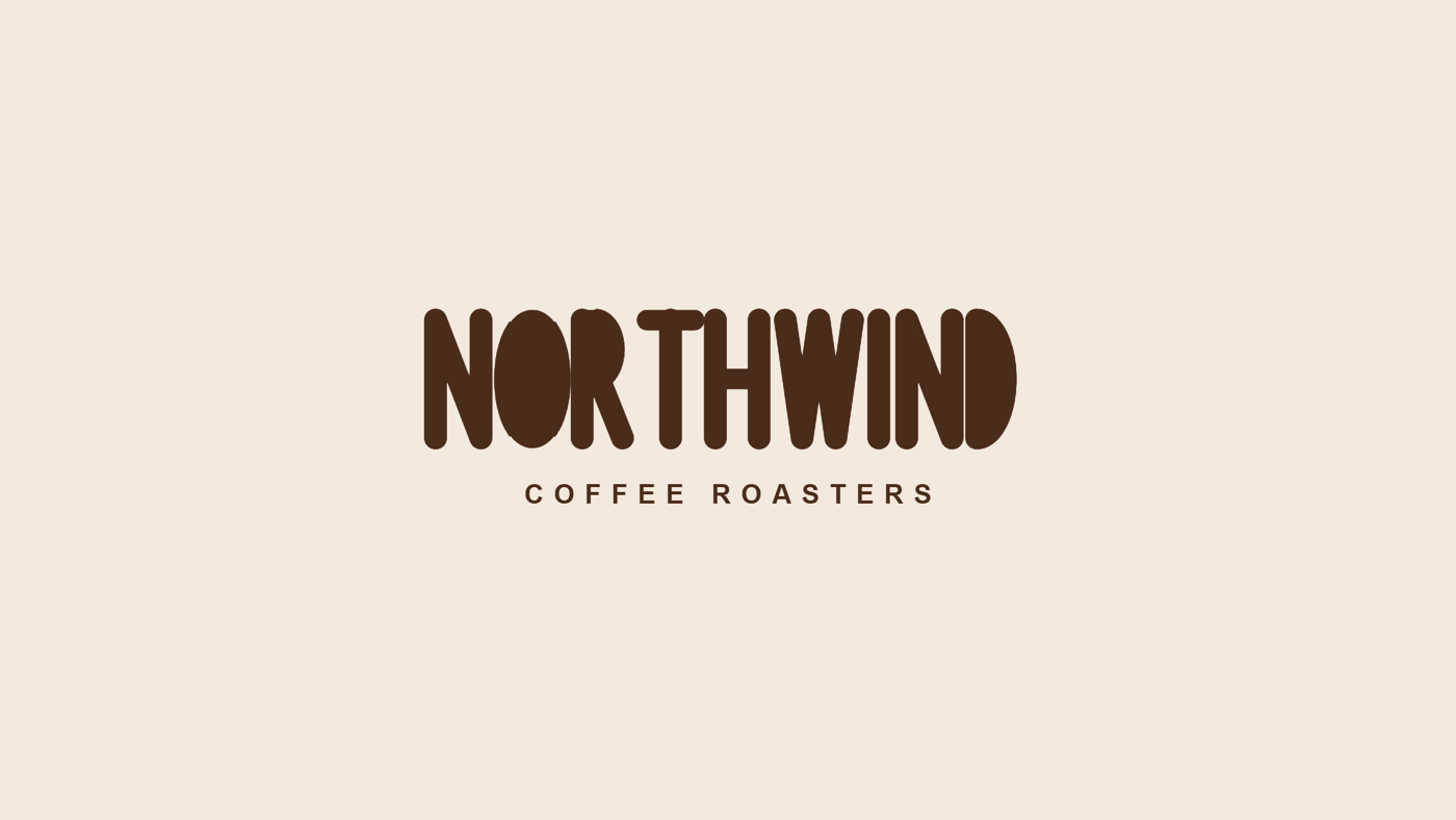 Logo de Northwind Coffee Roasters, composé en Lumen Grotesk